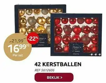 Brico 42 kerstballen aanbieding