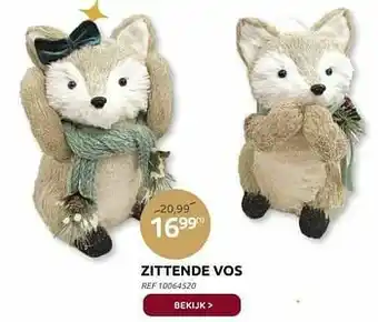 Zittende vos