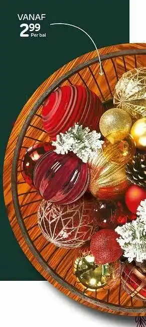 Brico Kerstballen aanbieding