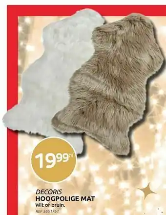 Brico Decoris hoogpolige mat aanbieding