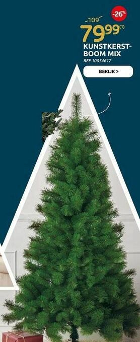 Brico Kunstkerstboom mix aanbieding