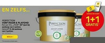 Brico Perfection verf muur + plafond aanbieding