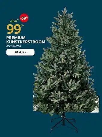 Brico Premium kunstkerstboom aanbieding