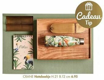 Casa Crane notaboekje aanbieding