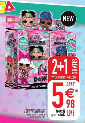 Cora Verzamelkaarten L.O.L. Surprise! aanbieding