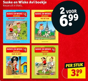 Kruidvat Suske en Wiske Avi boekje aanbieding