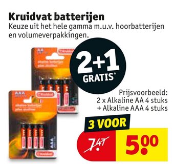 Kruidvat Batterijen aanbieding