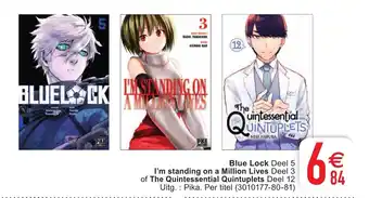 Cora Blue Lock, I'm standing on a Million Lives, The Quintessential Quintuplets aanbieding