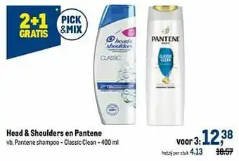 Pantene shampoo - classic clean