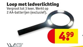 Kruidvat Loep met ledverlichting aanbieding