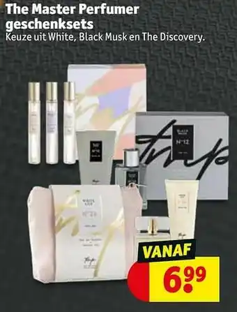 Kruidvat The master perfumer geschenksets aanbieding