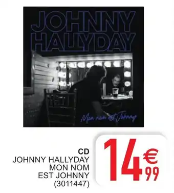 Cora CD Johnny Hallyday Mon nom Est Johnny aanbieding