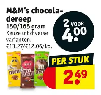 M&M's chocoladereep
