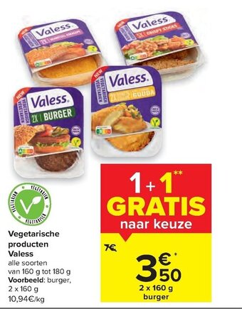 Vegetarische producten Valess