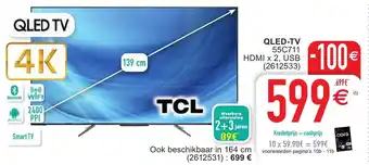 Cora TCL QLED-TV 5C711 aanbieding