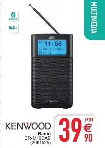 Cora Kenwood Radio aanbieding