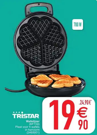 Cora Tristar wafelijzer WF1160 aanbieding