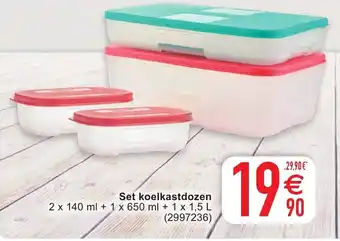 Tupperware Set koelkastdozen