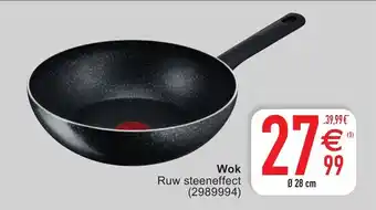 Cora Tefal Wok aanbieding