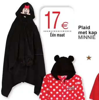 Cora Plaid met kap Minnie aanbieding