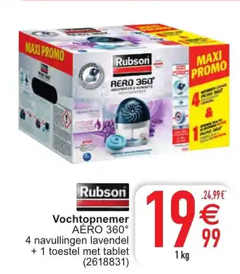Cora Rubson Vochtopnemer aanbieding