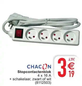 Cora Chacon Stopcontactenblok aanbieding