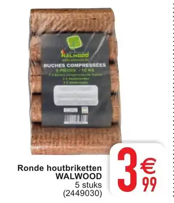 Walwood Ronde houtbriketten