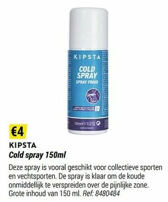 Decathlon Kipsta cold spray aanbieding