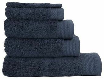 HEMA HEMA Handdoeken - Hotel Extra Zwaar Donkerblauw (donkerblauw) aanbieding