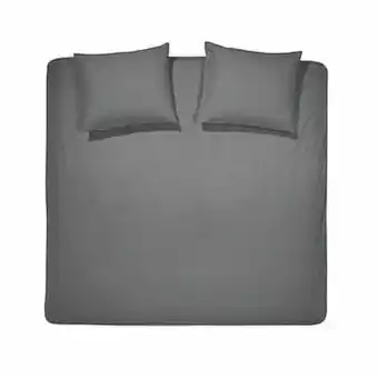 Leen Bakker Cinderella dekbedovertrek Weekend - antraciet - 200x200/220 cm - Leen Bakker aanbieding