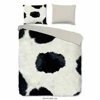 Leen Bakker Pure dekbedovertrek Cowie - veelkleurig - 240x220 cm - Leen Bakker aanbieding