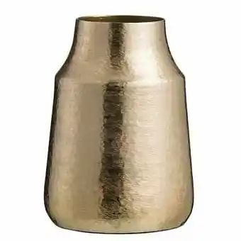 Leen Bakker Vaas Gregor - messingkleur - 29xØ22 cm - Leen Bakker aanbieding