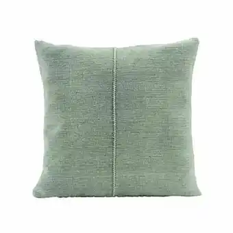 Leen Bakker Sierkussen Mink - groen - 45x45 cm - Leen Bakker aanbieding