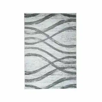 Leen Bakker Tapijt Florence golvend - grijs/lichtgrijs - 160x230 cm - Leen Bakker aanbieding