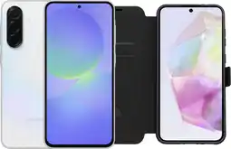 Coolblue Samsung Galaxy A36 256GB Wit 5G + BlueBuilt Book Case Zwart aanbieding