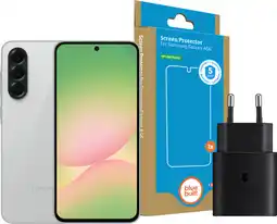 Coolblue Samsung Galaxy A56 128GB Grijs 5G + Basis Accessoirepakket aanbieding