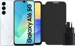 Coolblue Samsung Galaxy A16 128 Go Bleu Foncé 5G + Pack d'Accessoires aanbieding