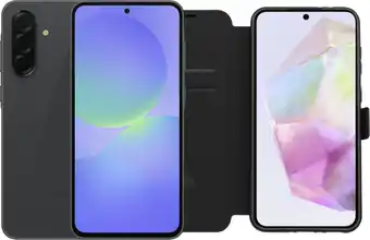 Coolblue Samsung Galaxy A36 256 Go Noir 5G + BlueBuilt Book Case Noir aanbieding