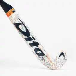 Decathlon Zaalhockeystick voor kinderen Megatec wit grijs aanbieding
