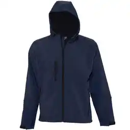 Decathlon Heren Replay Soft Shell Jas met capuchon (Franse marine) aanbieding