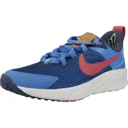 Decathlon Hardloopschoenen Jongen Nike Star Runner 4 Blauw aanbieding
