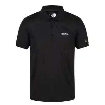 Decathlon Heren Remex II Polo Shirt (Zwart) aanbieding