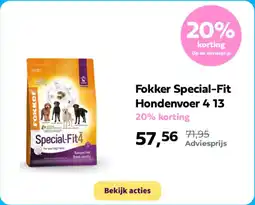 Plein.nl Fokker Special-Fit Hondenvoer 4 13 aanbieding