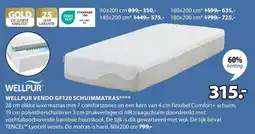 Jysk WELLPUR VENDO GF120 SCHUIMMATRAS aanbieding
