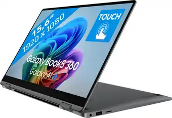 Coolblue Samsung Galaxy Book5 360 OLED Copilot+ PC NP750QHA-KB1BE Azerty aanbieding