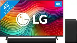 Coolblue LG 43NANO81T6A (2024) + Barre de Son aanbieding