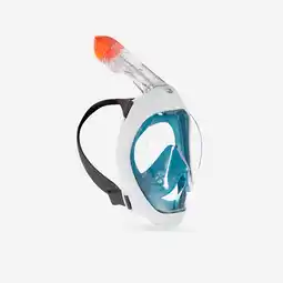 Decathlon Snorkelmasker voor volwassenen Easybreath 500 met tas blauw aanbieding