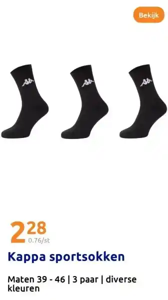 Action Kappa sportsokken aanbieding
