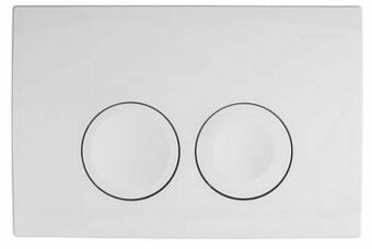 X2O Geberit Delta 21 bedieningspaneel glanzend wit voor Geberit Duofix inbouwreservoir aanbieding