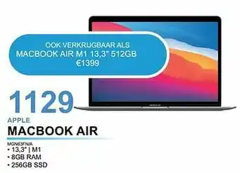 AUVA Apple macbook air mgn63fn-a aanbieding